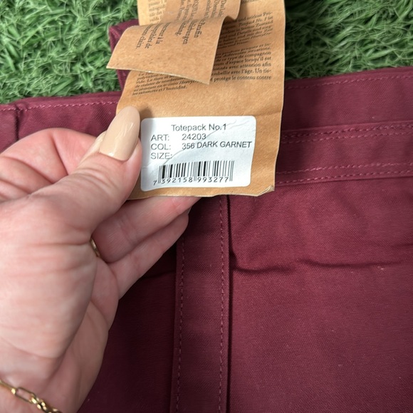 Fjallraven tote pack no 1 Garnett - Picture 3 of 5